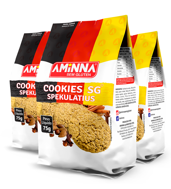 Biscoito SG® Pão de Mel – Aminna Alimentos Sem Gluten