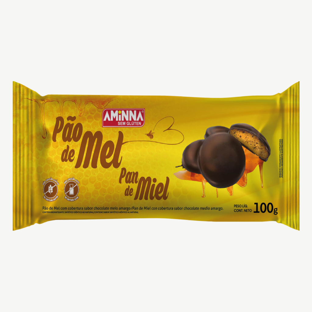 Biscoito SG® Pão de Mel – Aminna Alimentos Sem Gluten