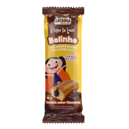 243 - BOLINHO BAUNILHA COM RECHEIO CHOCOLATE, SHOW DA LUNA, SG, 40G - AMBIENTE - V00