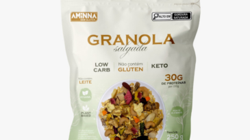 Granola Salgada Sem Glúten Aminna SG