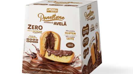 Panettone Recheado com Creme de Avelã