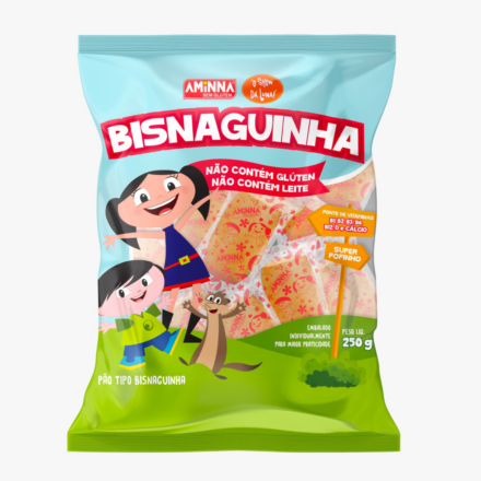 Pão Bisnaguinha Sem Gluten Aminna SG
