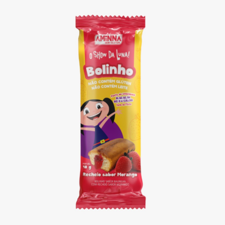 Show da Luna - Bolinho Sem Glúten de Baunilha com Morango
